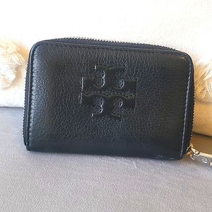 Black Tory Burch Leather Wallet